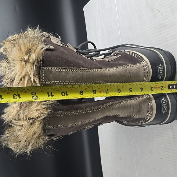 Sorel Joan of Arctic Winter Boots Faux Fur Trim 7 - Picture 6 of 11